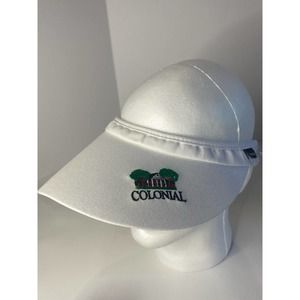COLONIAL Visor Imperial White Made in USA Adjustable